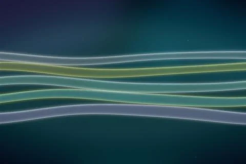 Abstract flowing lines in gradient colors creating a soothing background ef.. イラスト素材