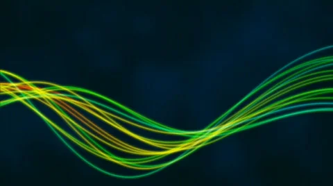 Abstract flowing lines LOOP Stock Footage