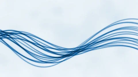 Abstract flowing lines, loop Stock Footage 1019042