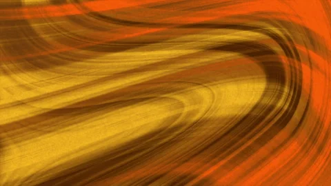 Abstract flowing lines of orange and gold colors create a dynamic and energy Video stock 339699703