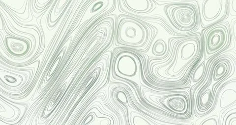 Abstract flowing lines pattern with deep forest green tones Stock Illustration