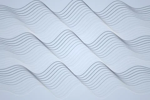 Abstract flowing lines pattern on a light background Stock Photos