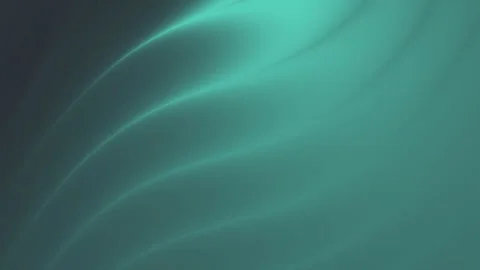 Abstract flowing lines in teal and green shades with soft gradient effects Stock Footage 313825568