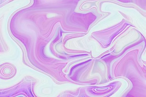 Abstract flowing liquid background featuring smooth marble swirls in shades Stock Illustration