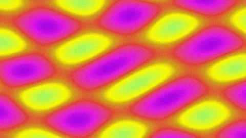 Abstract flowing liquid background pattern in vibrant neon green and purple Stock Footage 337500170