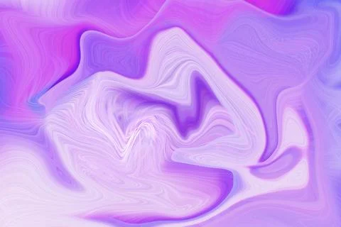Abstract flowing liquid background with smooth wavy lines in vibrant purple Illustrazione stock