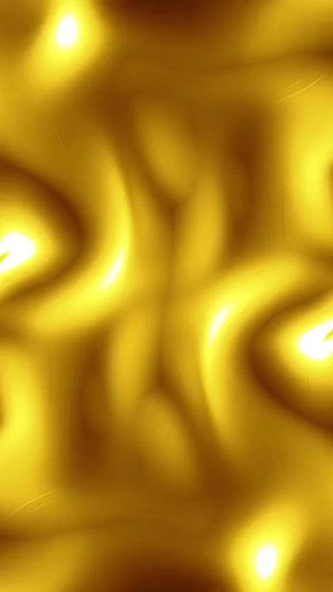 Abstract flowing liquid gold luxury fluid loop background Vídeos de archivo 344014350