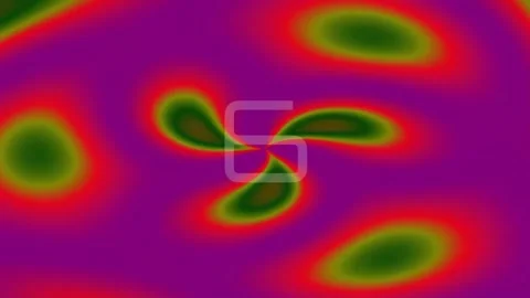 Abstract flowing liquid gradient background with vibrant psychedelic color .. Stock Footage 342203721