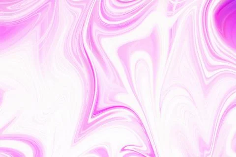 Abstract flowing liquid marble background with smooth waves of bright magenta Illustrazione stock