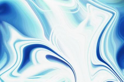 Abstract flowing liquid marble background with smooth wavy curves in shades Illustrazione stock