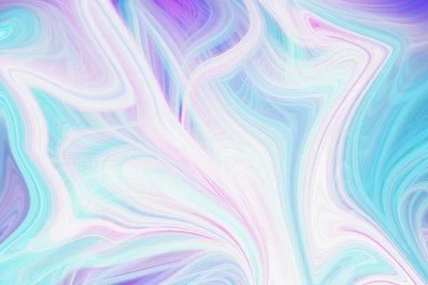 Abstract flowing liquid marble background with vibrant waves of soft pastel 스톡 일러스트