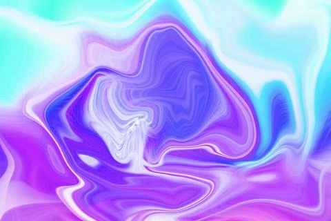 Abstract flowing liquid marble background with vibrant shades of violet Stock Illustration