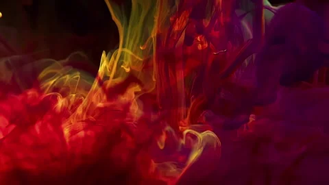 Abstract flowing liquid motion background with vibrant colors. Dynamic swirling  库存影片 340456814