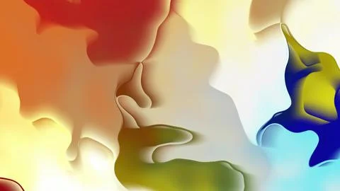 Abstract flowing liquid multi color gradient background Stock Illustration