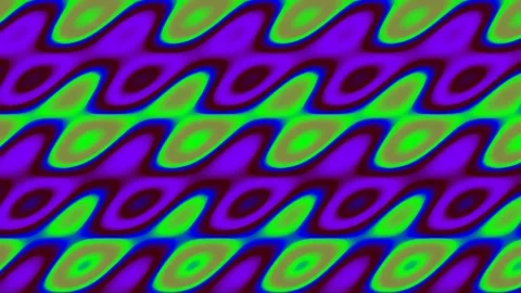 Abstract flowing liquid neon wave background texture loop Stock Footage 341058354