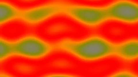Abstract flowing liquid pattern, vibrant red and gold wave backdrop for bac.. Stock Footage 341055469