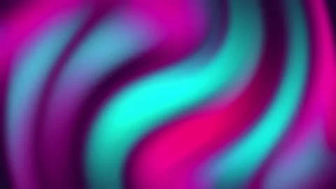 Abstract Flowing Liquid Waves Animation. Pink and Blue Smeared Background. Stock-Footage 204973502