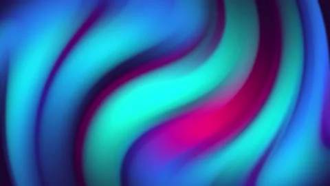 Abstract Flowing Liquid Waves Animation. Motion Graphics Design. 4K Stock Footage 204973511