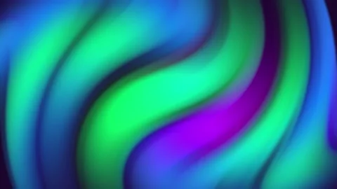Abstract Flowing Liquid Waves Animation. Motion Graphics Design. 4K Stock Footage 204973524