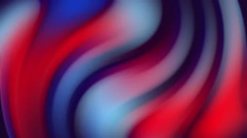 Abstract Flowing Liquid Waves Animation. Trendy Motion Graphics Design. 4K Stock Footage 204973525