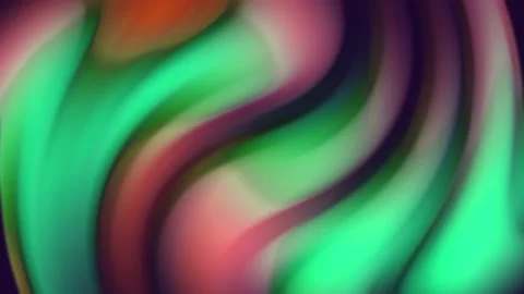 Abstract Flowing Liquid Waves Animation. Motion Graphics Design. 4K 動画素材 204973532