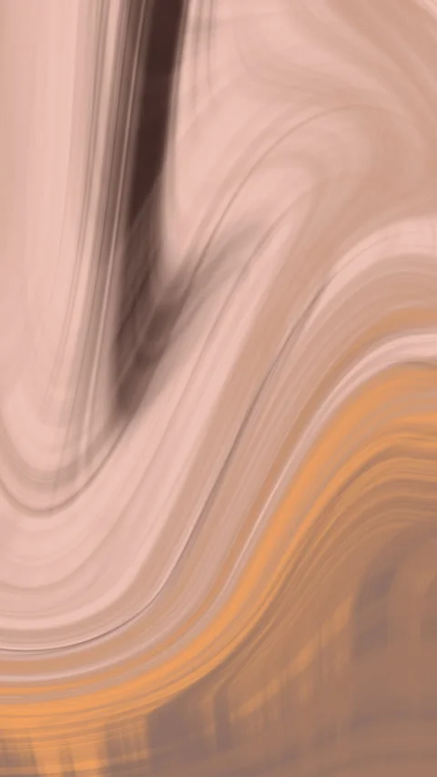 Abstract flowing liquid waves in warm earthy tones background texture Stock Footage 327253617