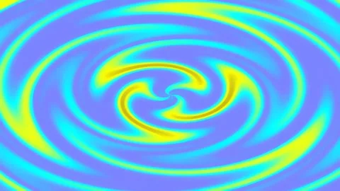Abstract flowing metallic liquid vortex swirl background golden blue energy.. Stock Footage 342114920