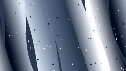 Abstract flowing metallic waves with sparkling glitter particles. Stock Footage 326382382