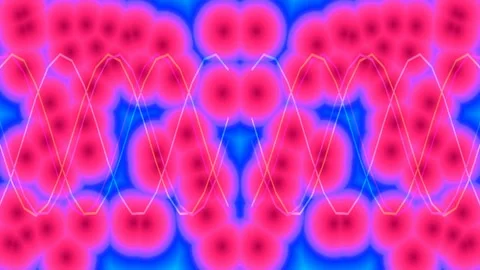Abstract flowing neon light pattern background for futuristic technology vi.. Stock Footage 337575325