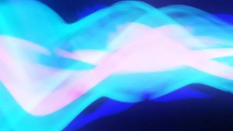 Abstract Flowing Neon Light Trails with Blue and Pink Glowing Motion Background. 스톡 동영상 337700510