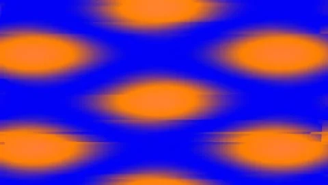 Abstract flowing orange and blue gradient waves background Stock Footage 340380377