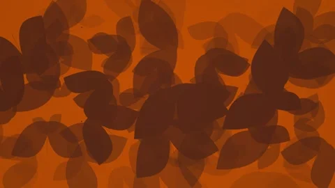 Abstract flowing orange and brown liquid background, smooth fluid art backdro Stock Footage 344516492
