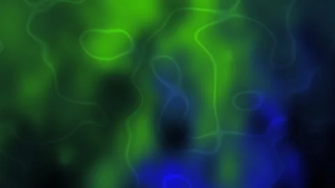 Abstract Flowing Organic Liquid Surface Green Blue Gradient Background Motion Stock-Footage 339698354
