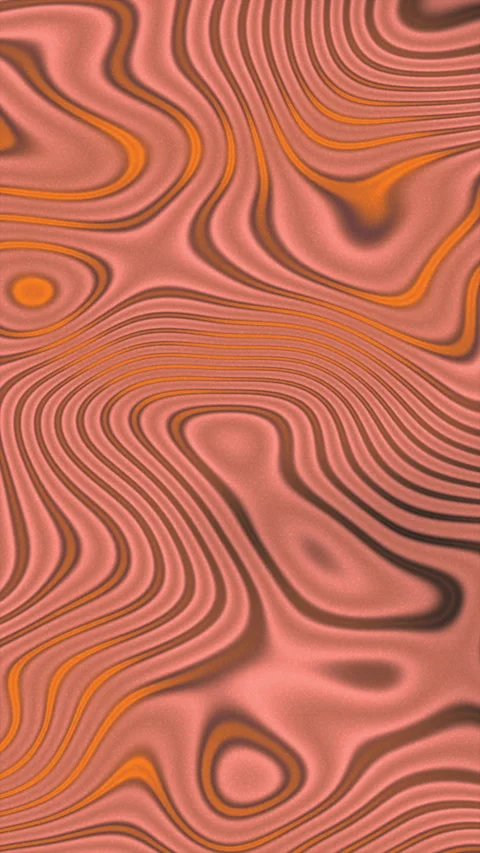 Abstract flowing organic waves pattern on pink and orange background Video stock 339709117