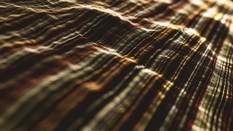 Abstract Flowing Particle Lines Background Loop Stock Footage 346898495