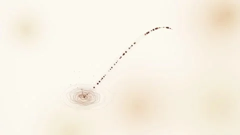 Abstract flowing particles create dynamic pattern motion graphic with subtl.. Stock-Footage 341842786