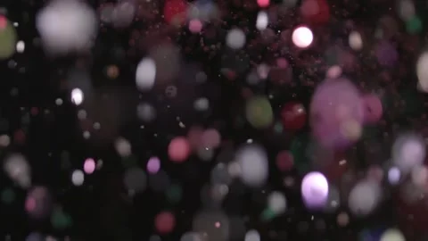 Abstract flowing particles on dark gradient background. Dynamic motion graphics  스톡 동영상 340456573