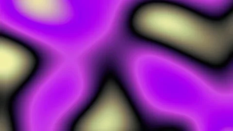 Abstract Flowing Plasma or Liquid Effect in Purple and Yellow Stock Footage 327389636