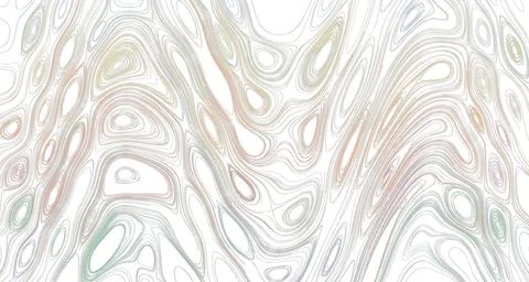 Abstract flowing rainbow brush strokes Stock Illustration