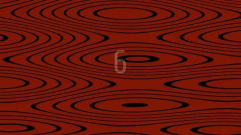 Abstract flowing red and black liquid waves background pattern loop Stock Footage 342203772