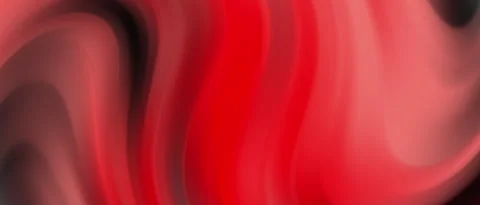 Abstract flowing red and black liquid motion background seamless loop Vídeo Stock 344193653