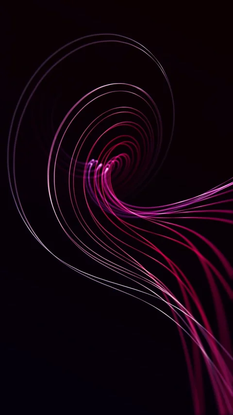 Abstract flowing red and pink plasma strings forming dynamic wave motion on.. Stock Footage 326661278