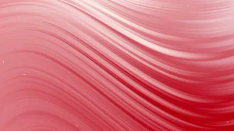Abstract flowing red and white lines background smooth motion subtle light Stock-Footage 342536298