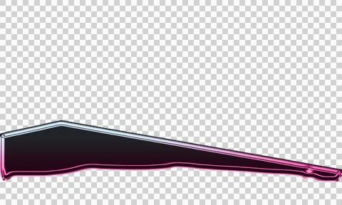 Abstract of flowing red and white ribbons on black background transparent Stock Illustration