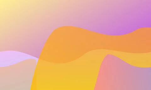 Abstract flowing shapes create a colorful gradient background with pastel hue Stock Illustration