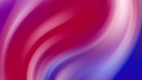 Abstract flowing silk fabric with red purple and blue colors dynamic curves Vídeos de archivo 339704411