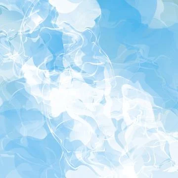 Abstract flowing smoke cloudy background Stock Illustration