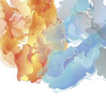 Abstract flowing smoke cloudy background Stock Illustration
