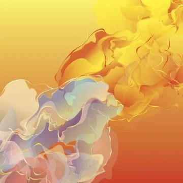 Abstract flowing smoke cloudy background Stock Illustration