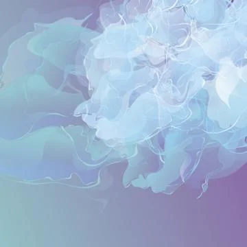 Abstract flowing smoke cloudy background Stock Illustration